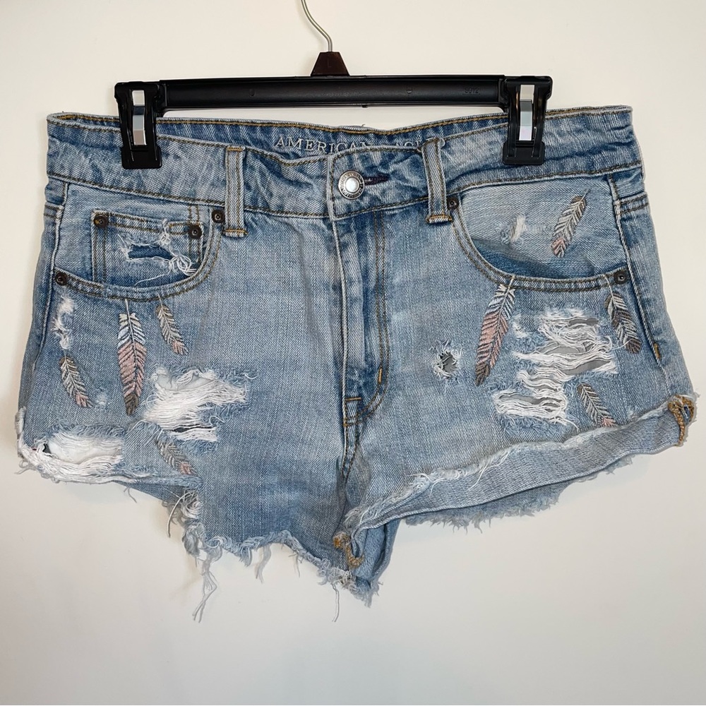 AE Feather Jean Shorts